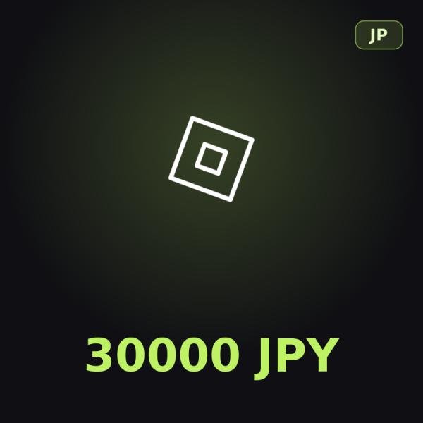 Подарочная карта Roblox 30000 JPY (Япония)