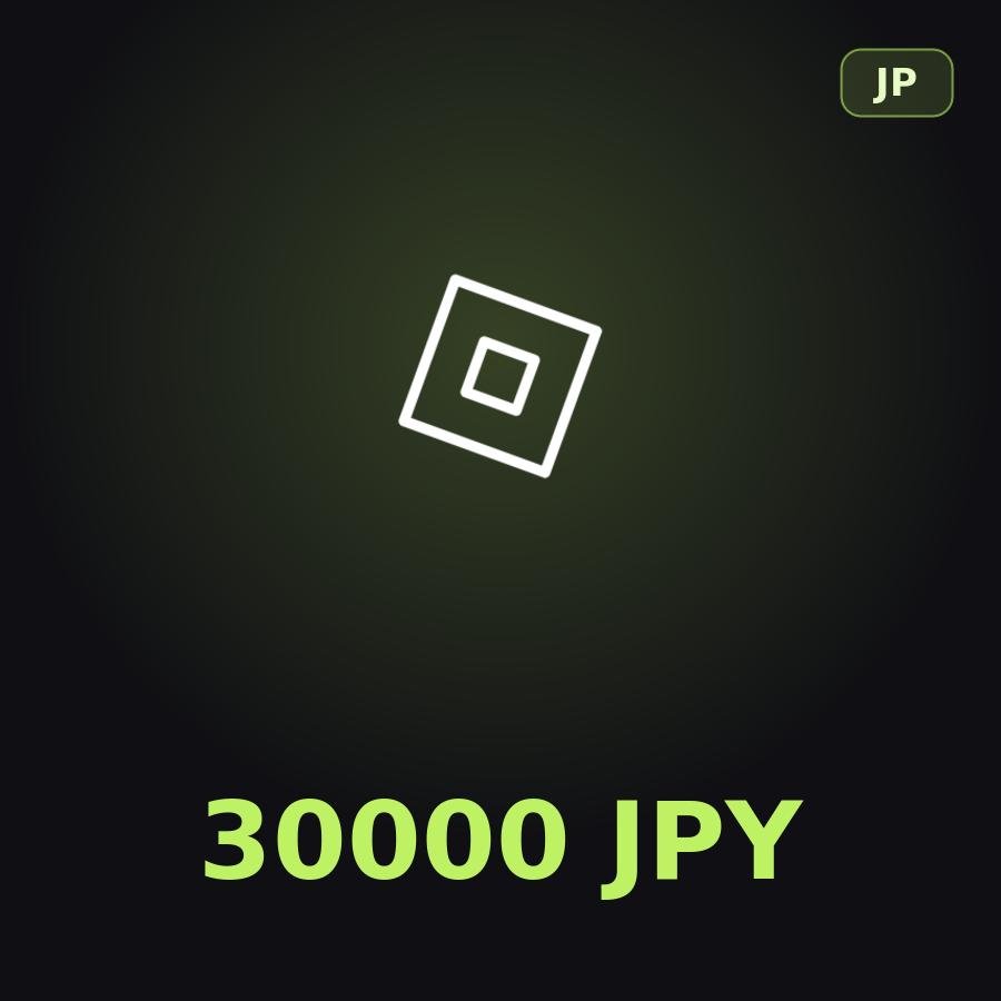 Подарочная карта Roblox 30000 JPY (Япония)