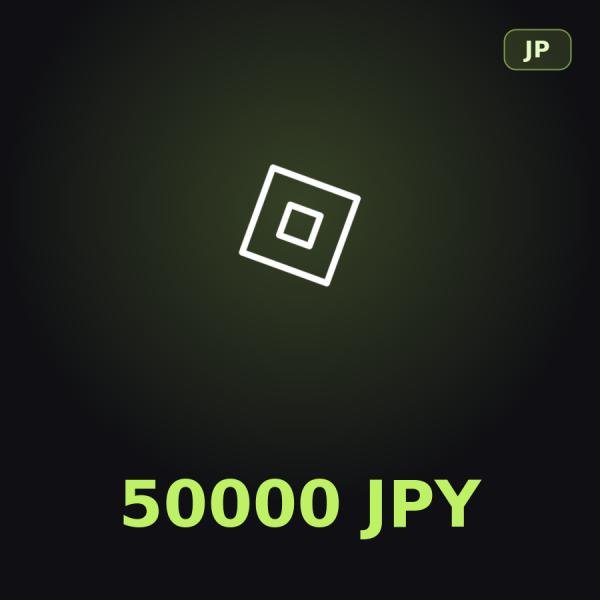 Подарочная карта Roblox 50000 JPY (Япония)