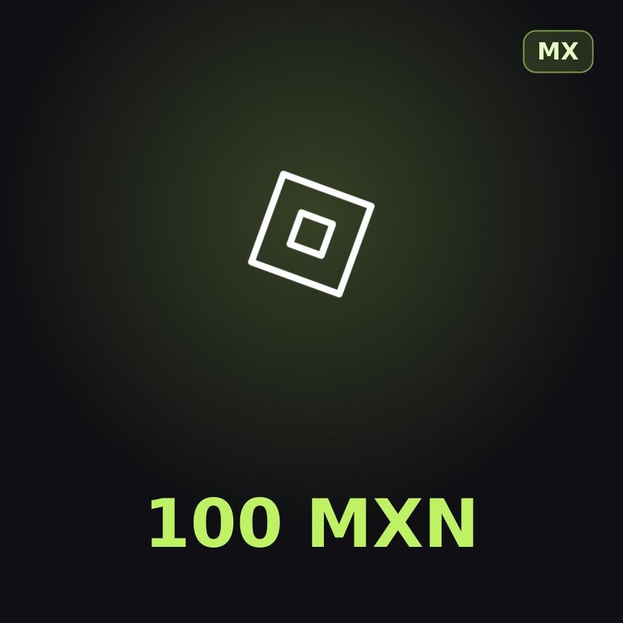 Подарочная карта Roblox 100 MXN (Мексика)