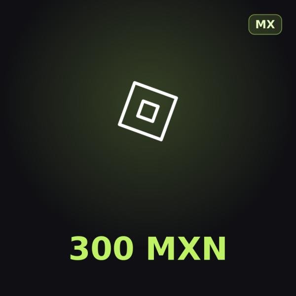 Подарочная карта Roblox 300 MXN (Мексика)