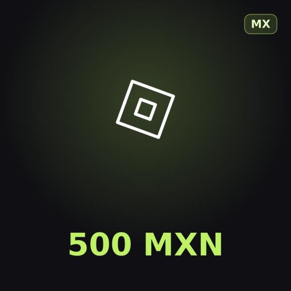 Подарочная карта Roblox 500 MXN (Мексика)