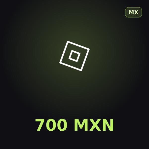 Подарочная карта Roblox 700 MXN (Мексика)
