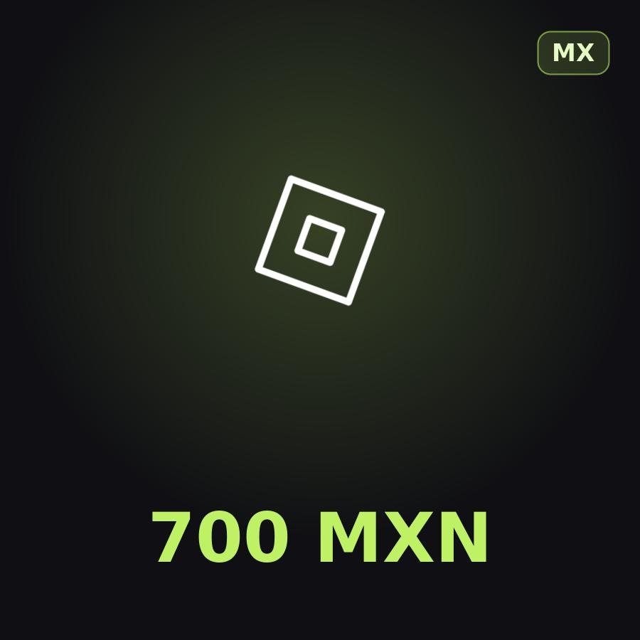 Подарочная карта Roblox 700 MXN (Мексика)