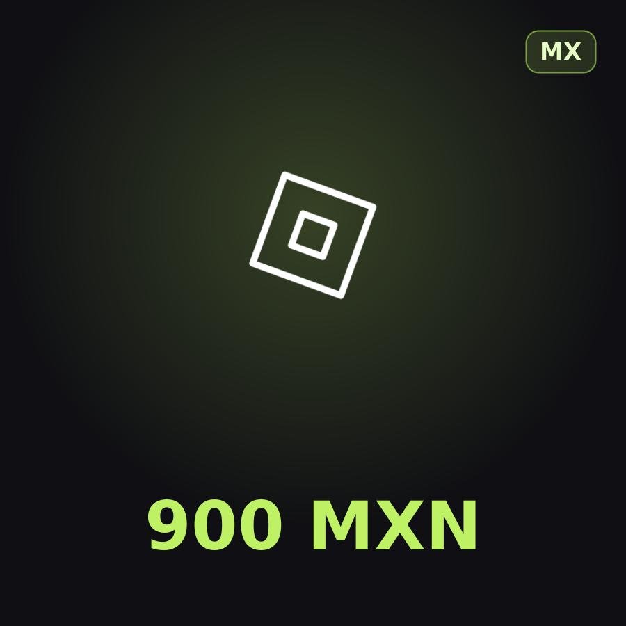 Подарочная карта Roblox 900 MXN (Мексика)
