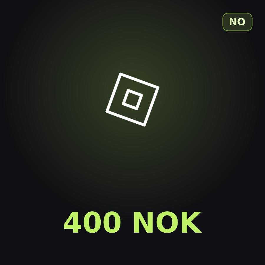 Подарочная карта Roblox 400 NOK (Норвегия)