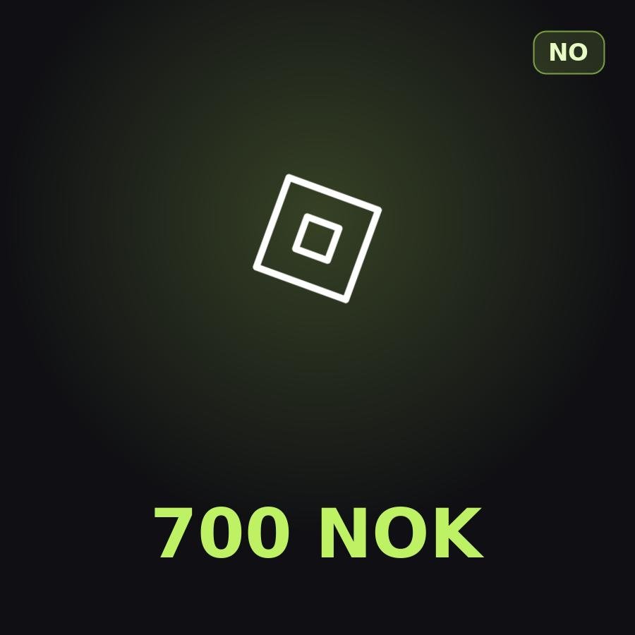 Подарочная карта Roblox 700 NOK (Норвегия)