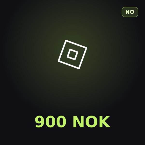 Подарочная карта Roblox 900 NOK (Норвегия)