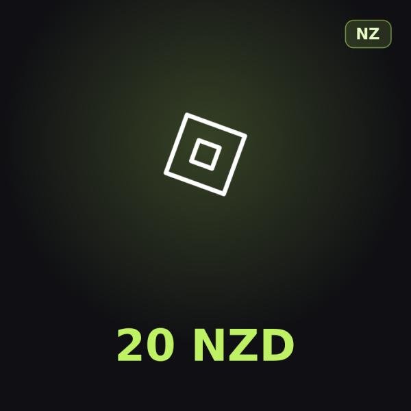Подарочная карта Roblox 20 NZD (Новая Зеландия)