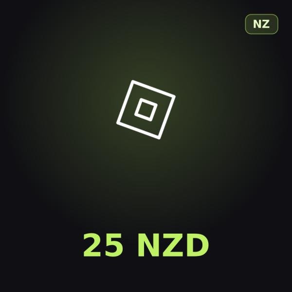 Подарочная карта Roblox 25 NZD (Новая Зеландия)