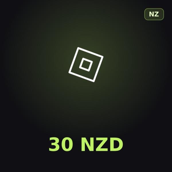 Подарочная карта Roblox 30 NZD (Новая Зеландия)