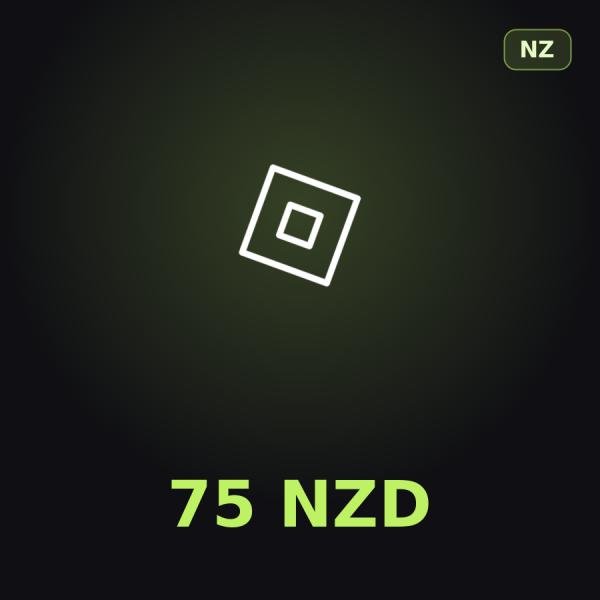 Подарочная карта Roblox 75 NZD (Новая Зеландия)