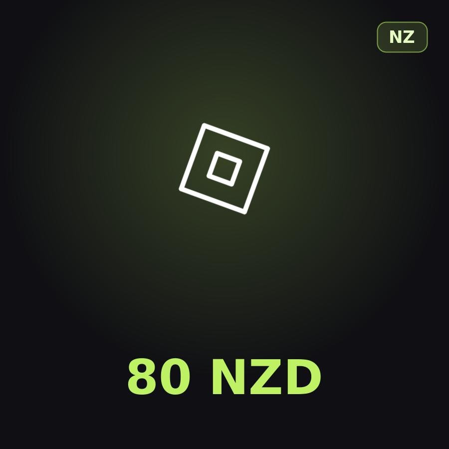Подарочная карта Roblox 80 NZD (Новая Зеландия)