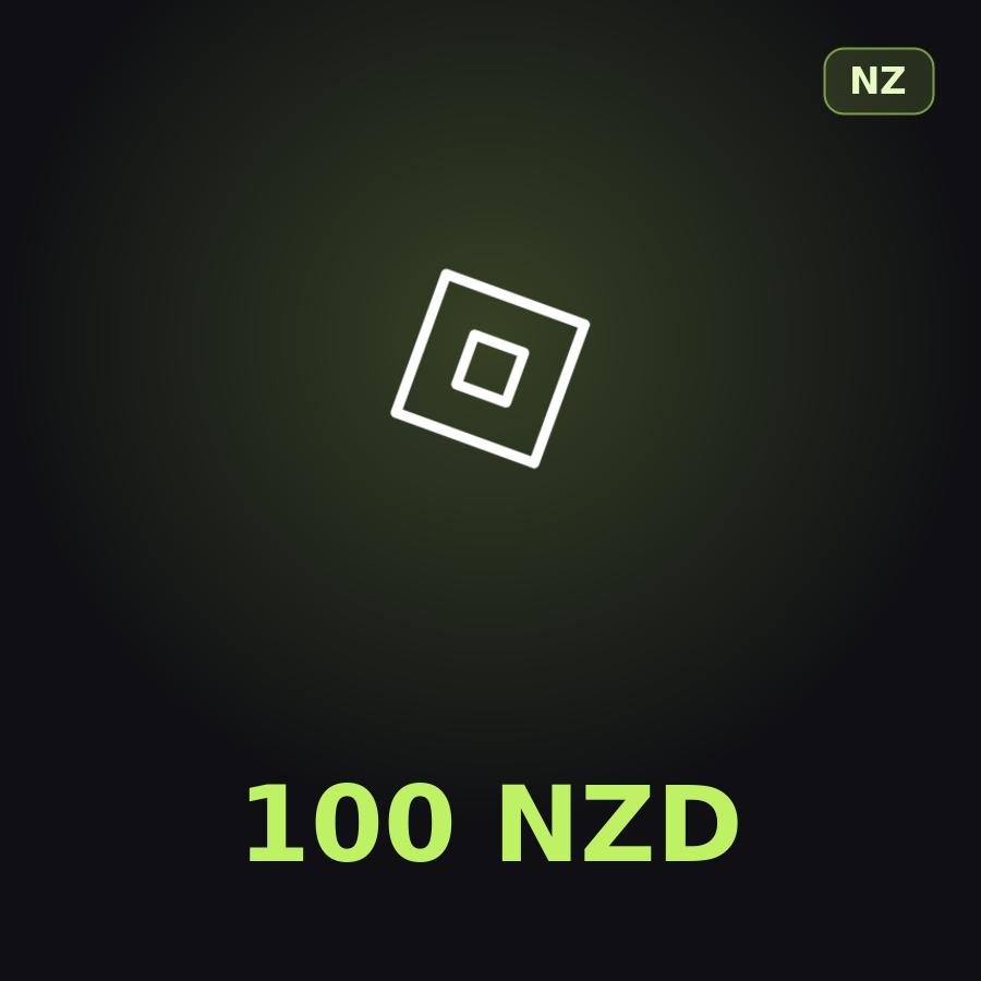Подарочная карта Roblox 100 NZD (Новая Зеландия)