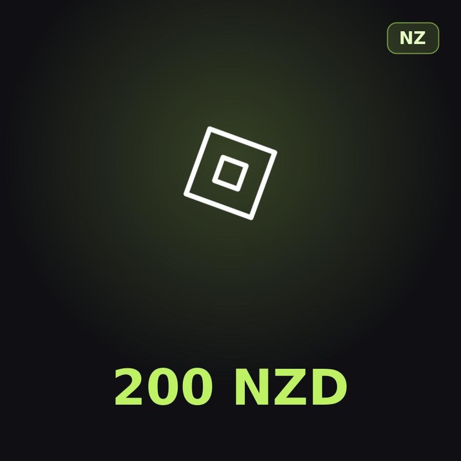 Подарочная карта Roblox 200 NZD (Новая Зеландия)