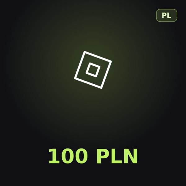 Подарочная карта Roblox 100 PLN (Польша)