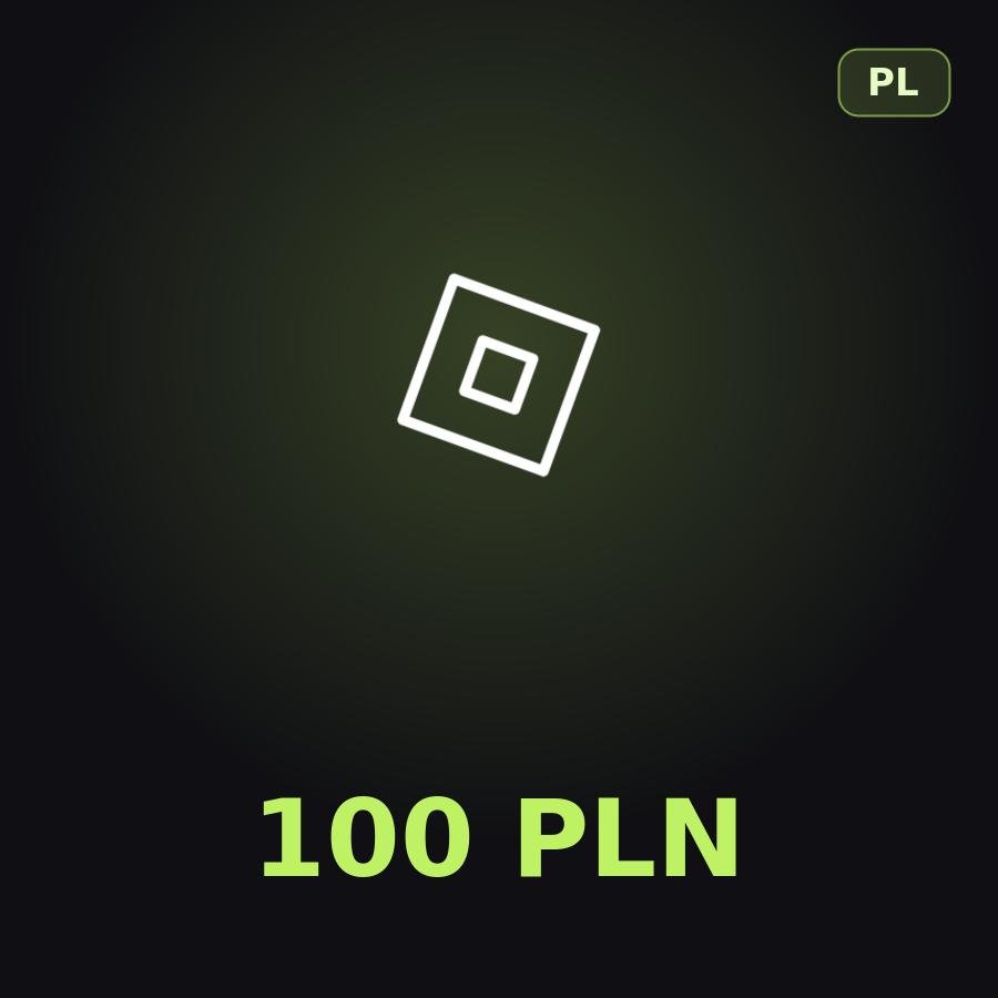 Подарочная карта Roblox 100 PLN (Польша)