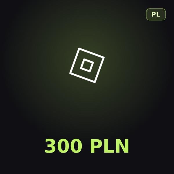 Подарочная карта Roblox 300 PLN (Польша)