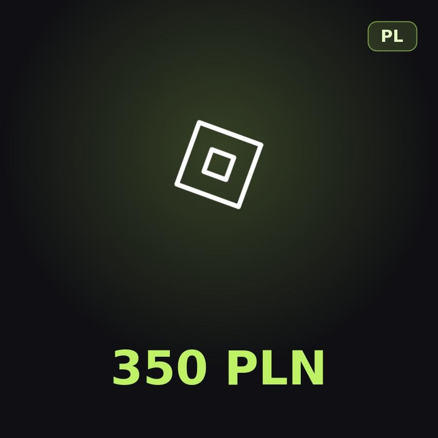 Подарочная карта Roblox 350 PLN (Польша)