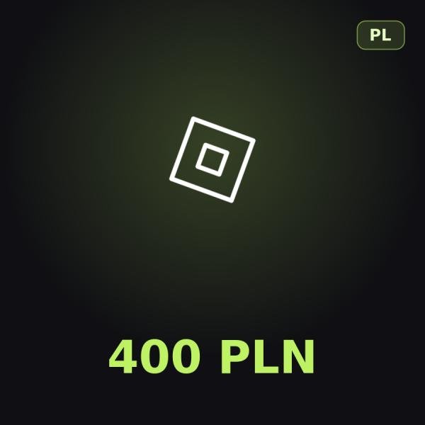 Подарочная карта Roblox 400 PLN (Польша)