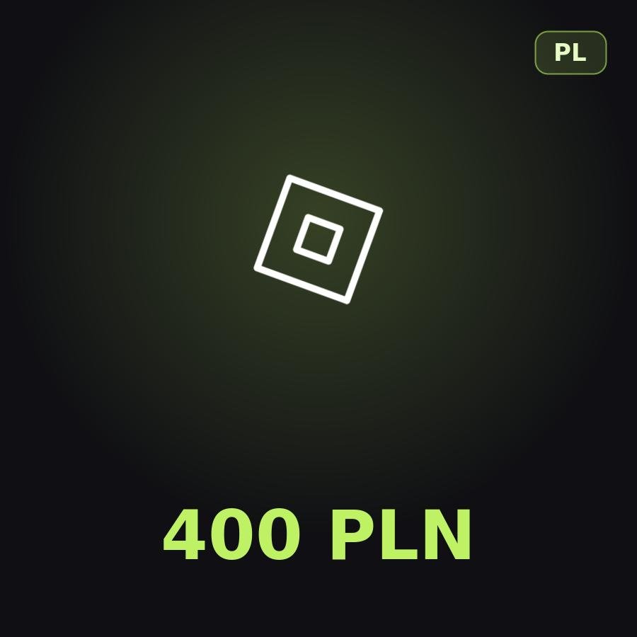 Подарочная карта Roblox 400 PLN (Польша)