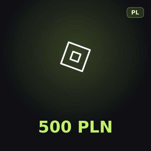 Подарочная карта Roblox 500 PLN (Польша)