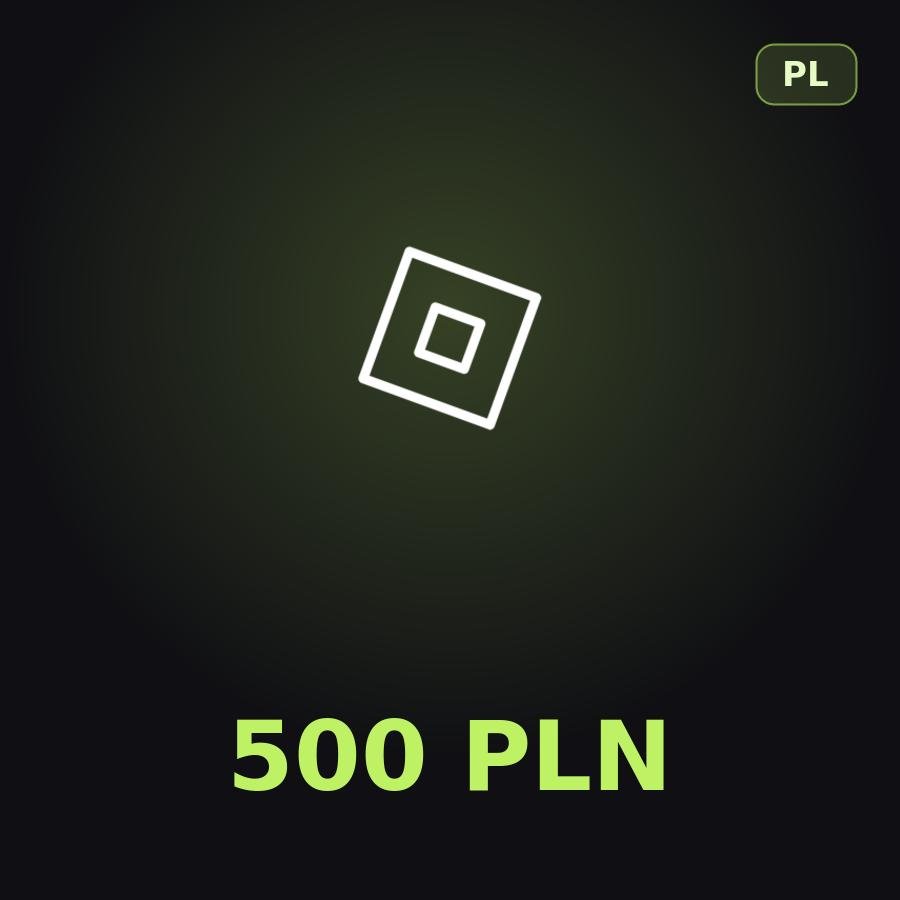 Подарочная карта Roblox 500 PLN (Польша)