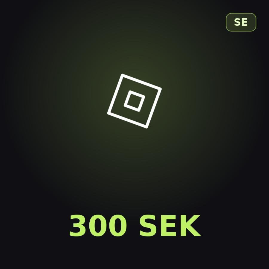 Подарочная карта Roblox 300 SEK (Швеция)