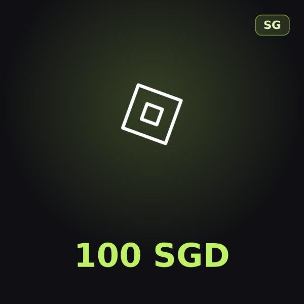 Подарочная карта Roblox 100 SGD (Сингапур)