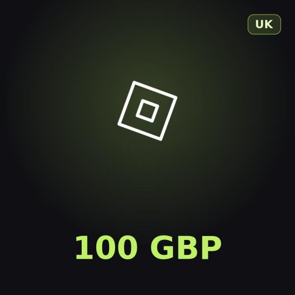 Подарочная карта Roblox 100 GBP (Великобритания)