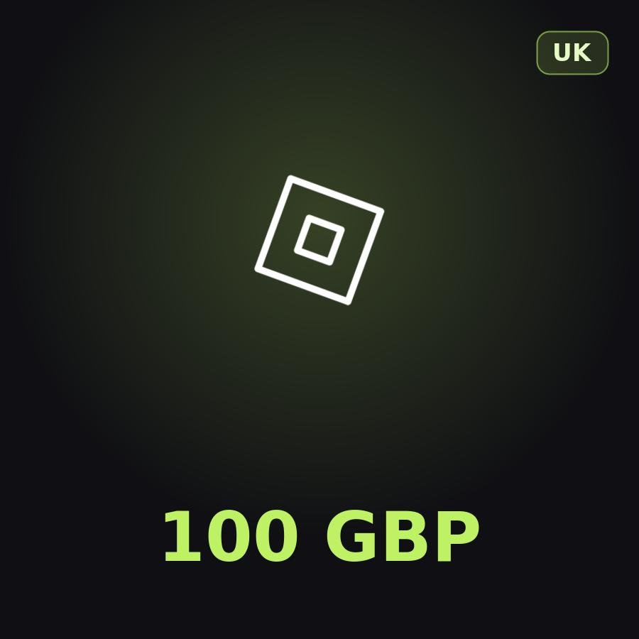 Подарочная карта Roblox 100 GBP (Великобритания)