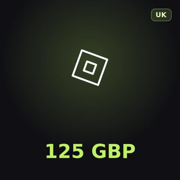 Подарочная карта Roblox 125 GBP (Великобритания)