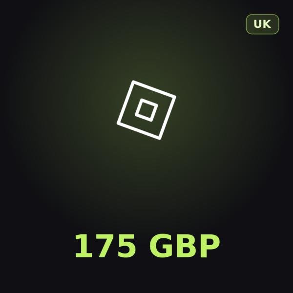 Подарочная карта Roblox 175 GBP (Великобритания)
