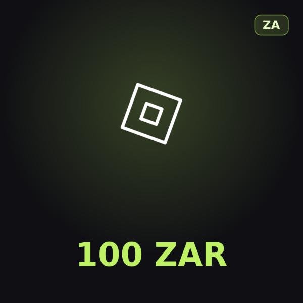 Подарочная карта Roblox 100 ZAR (ЮАР)