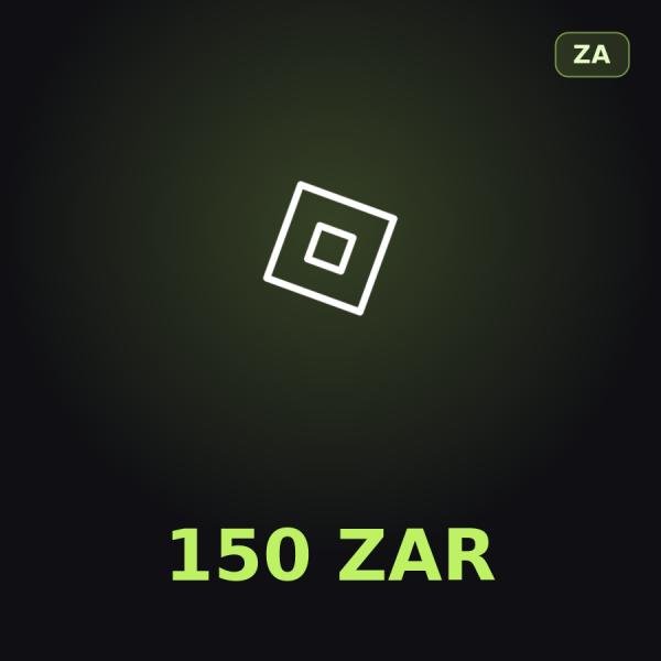 Подарочная карта Roblox 150 ZAR (ЮАР)