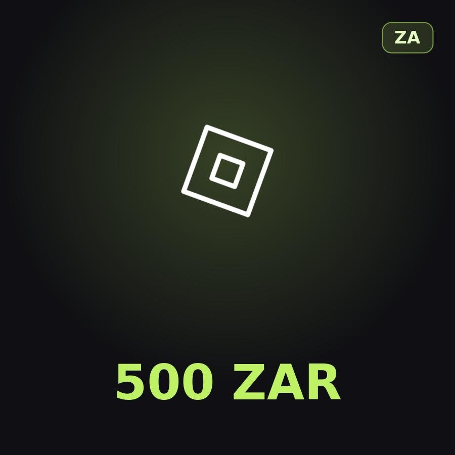 Подарочная карта Roblox 500 ZAR (ЮАР)