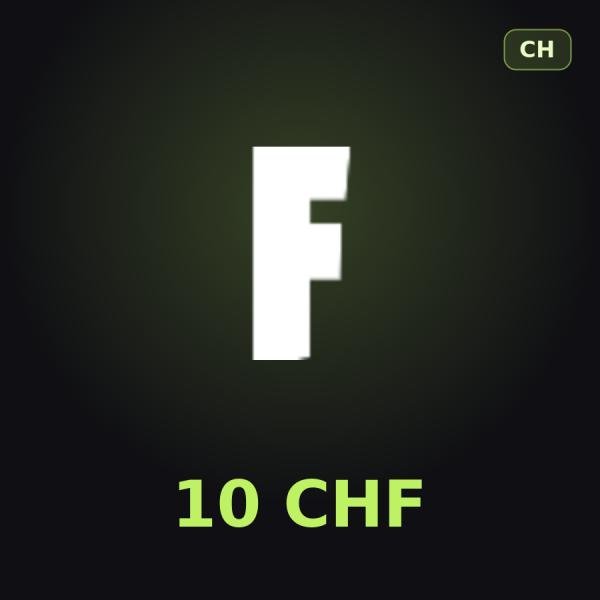Подарочная карта Fortnite 10 CHF (Швейцария)