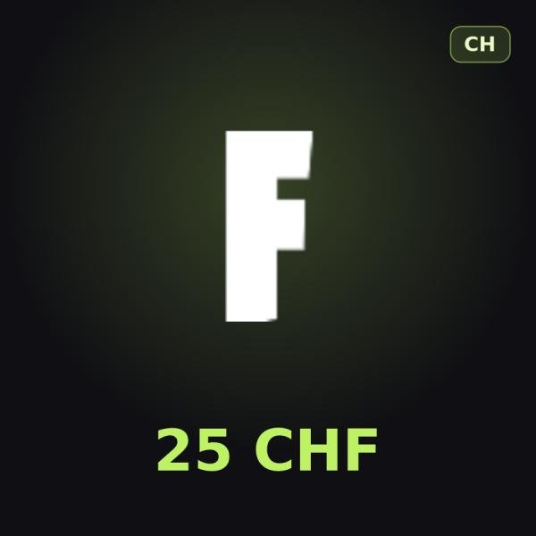 Подарочная карта Fortnite 25 CHF (Швейцария)
