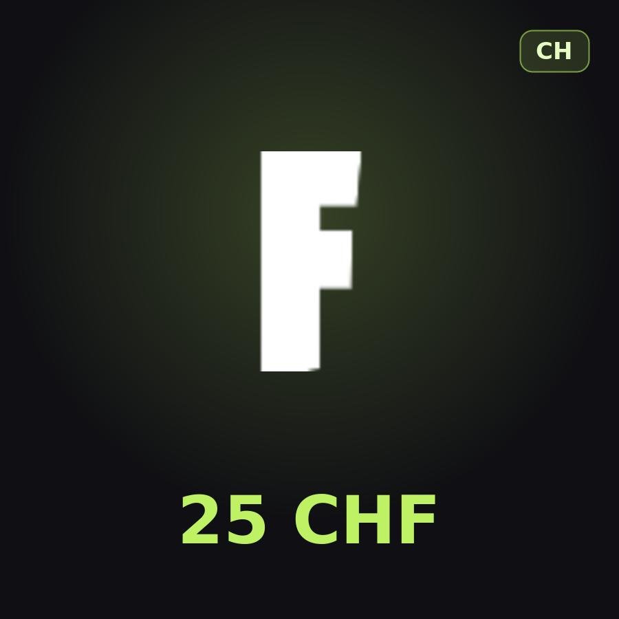 Подарочная карта Fortnite 25 CHF (Швейцария)