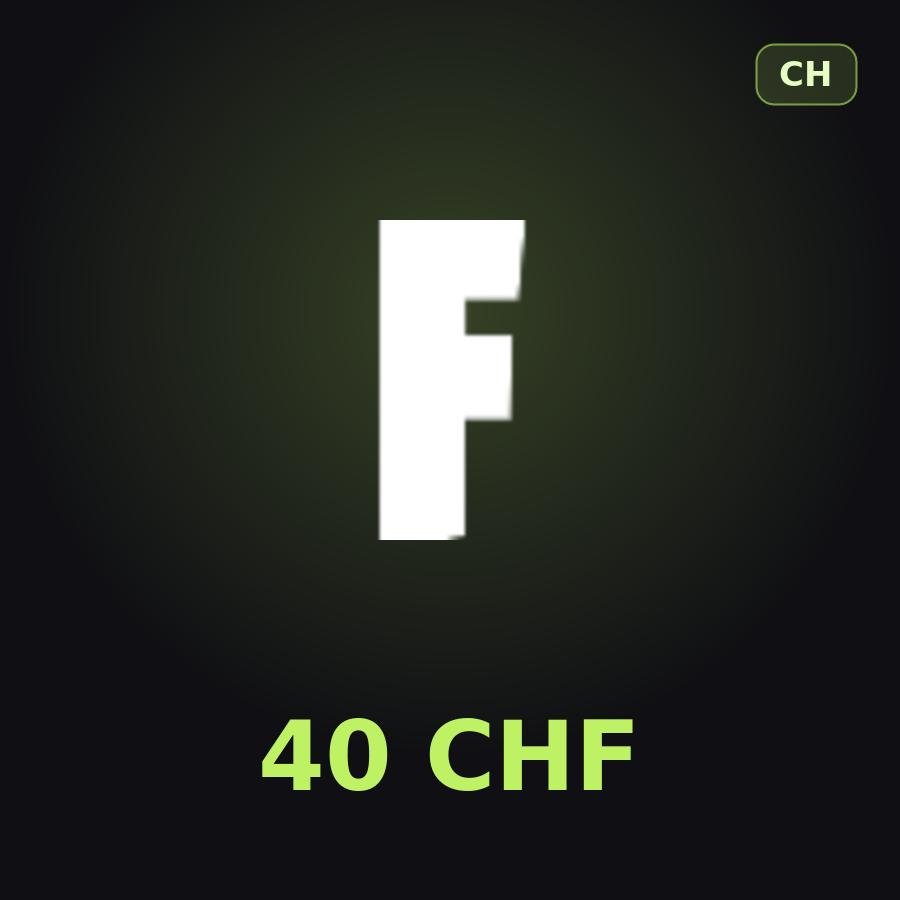 Подарочная карта Fortnite 40 CHF (Швейцария)