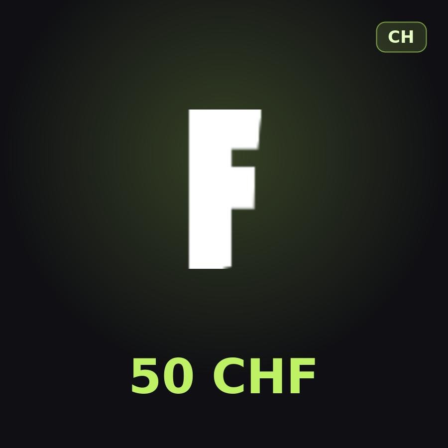 Подарочная карта Fortnite 50 CHF (Швейцария)