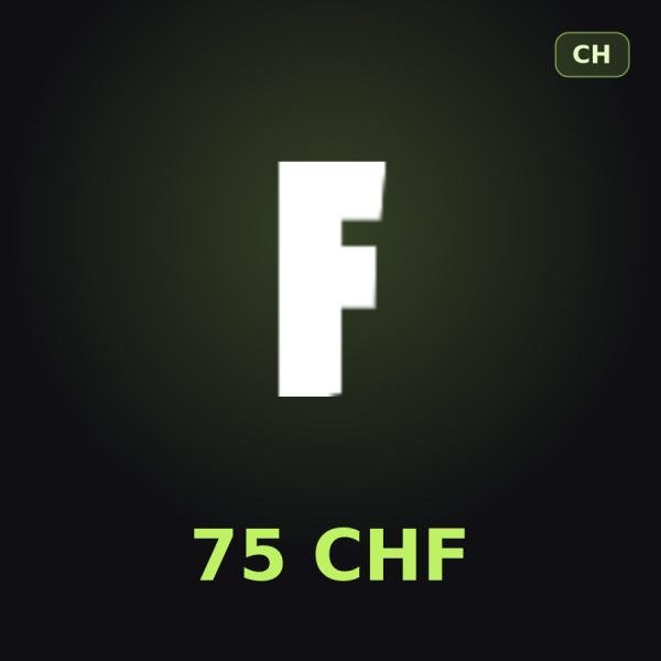 Подарочная карта Fortnite 75 CHF (Швейцария)