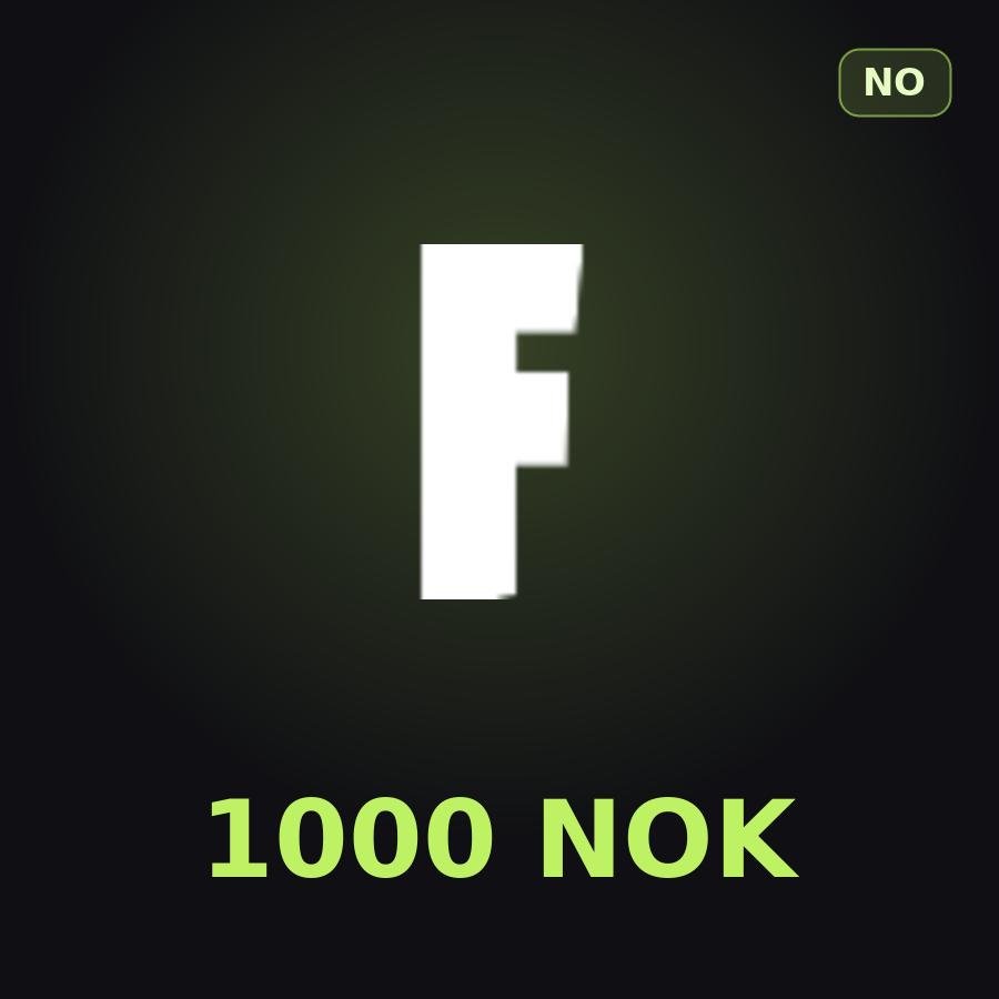 Подарочная карта Fortnite 1000 NOK (Норвегия)