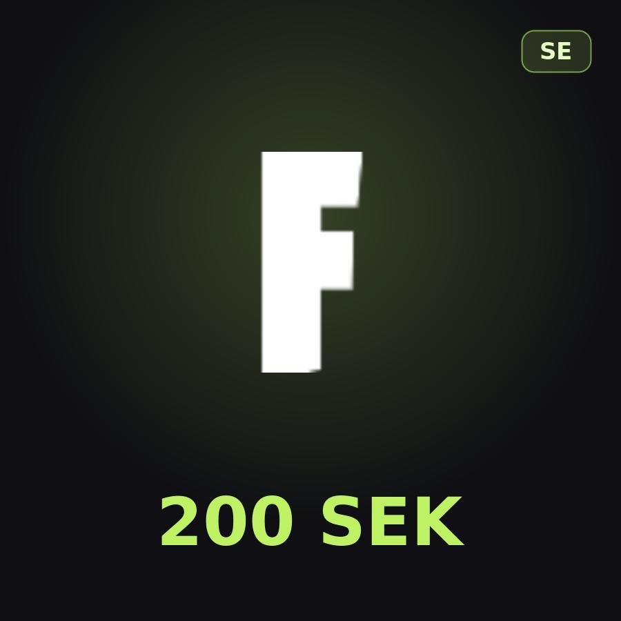 Подарочная карта Fortnite 200 SEK (Швеция)