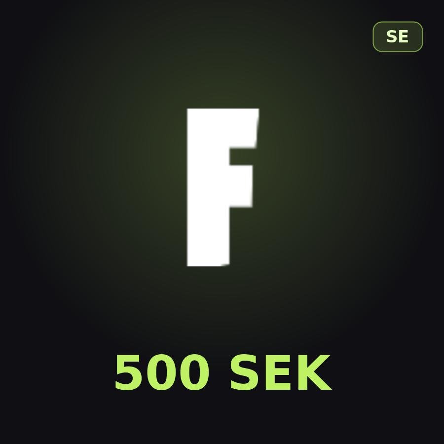 Подарочная карта Fortnite 500 SEK (Швеция)