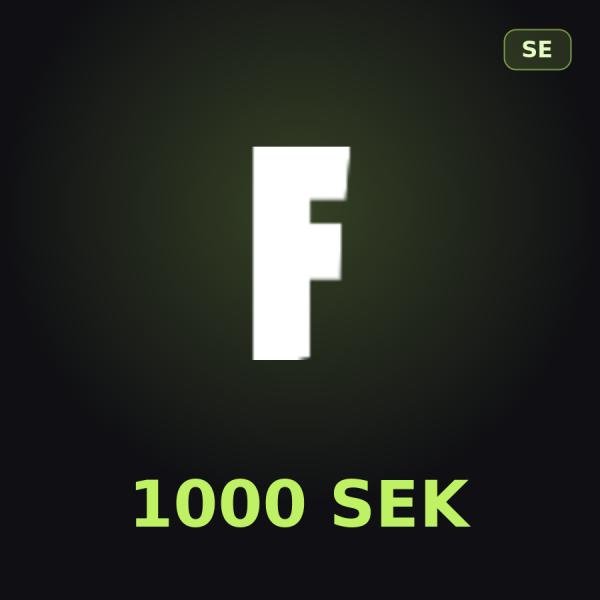 Подарочная карта Fortnite 1000 SEK (Швеция)