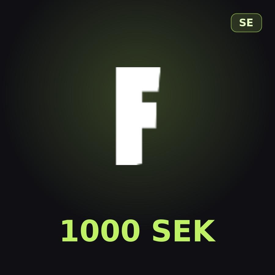 Подарочная карта Fortnite 1000 SEK (Швеция)