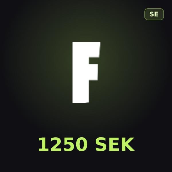 Подарочная карта Fortnite 1250 SEK (Швеция)
