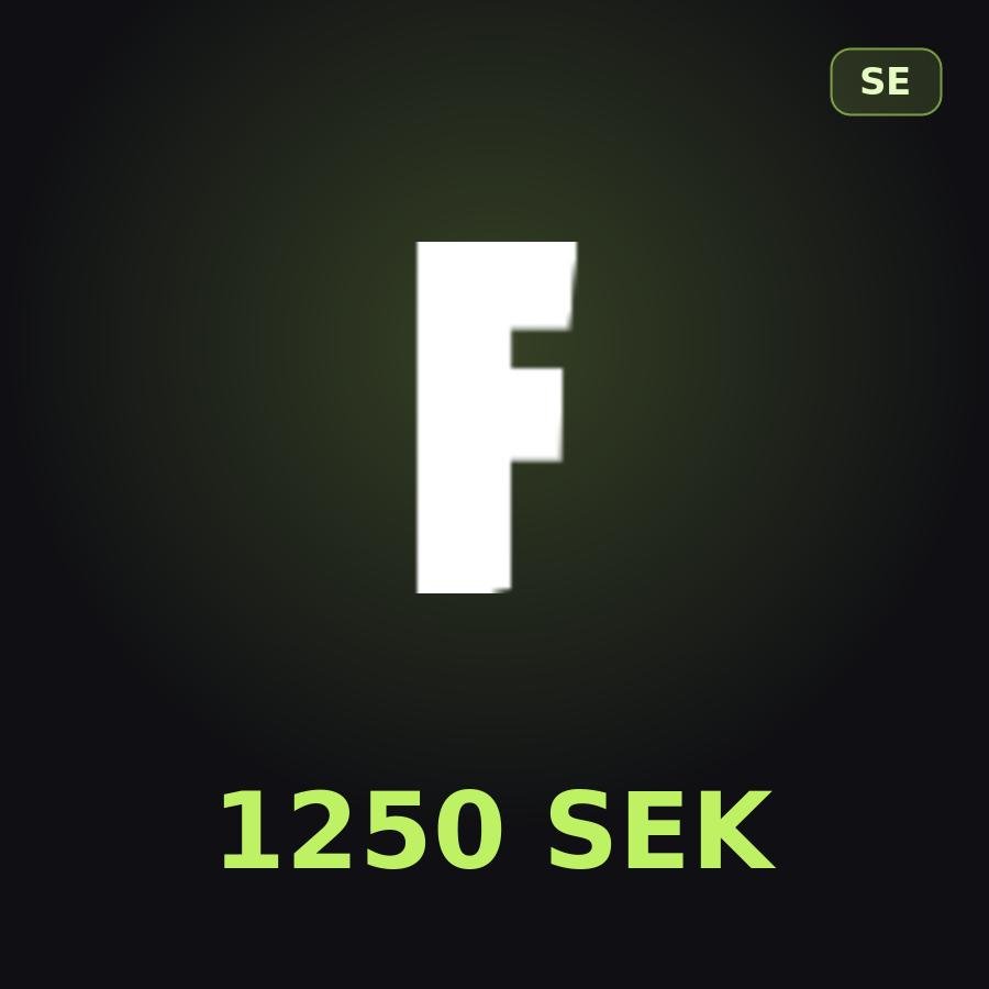 Подарочная карта Fortnite 1250 SEK (Швеция)