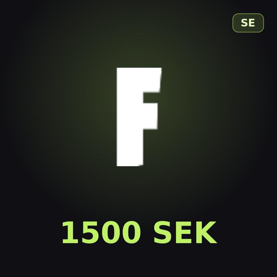 Подарочная карта Fortnite 1500 SEK (Швеция)